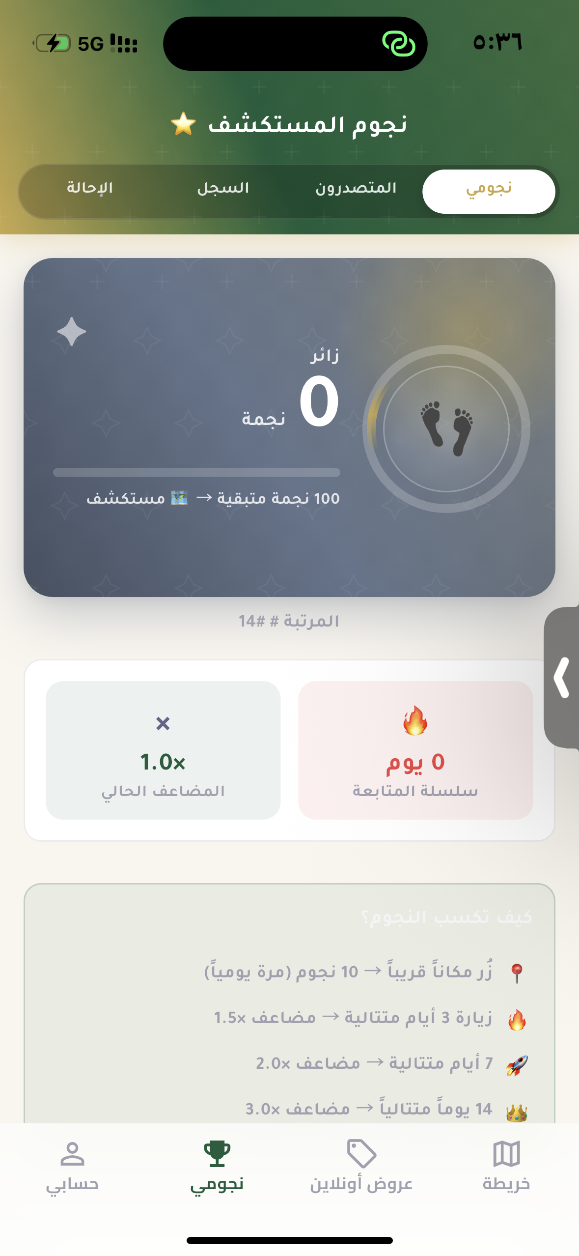نجوم المستكشف
